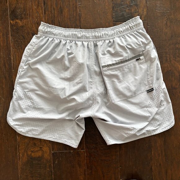 Legends Luka Shorts Mens Medium Light Gray Athletic Running Gym Workout - Picture 8 of 8